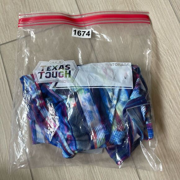 ATHLETA womens/jrs blue multicolor swim Redondo Cross Strap‎ Tankini size XS NWT - Picture 8 of 8